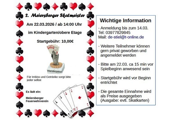 zeigt Veranstaltungsplakat