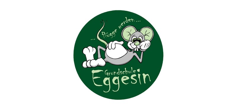 zeigt Grundschullogo mit der Maus